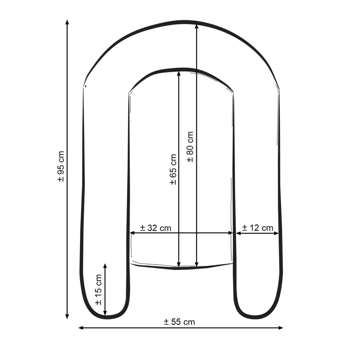 Dvipusis kūdikių kokonas „Premium Cocoon“ naujagimiams „BOBONO“, gyvūnėliai