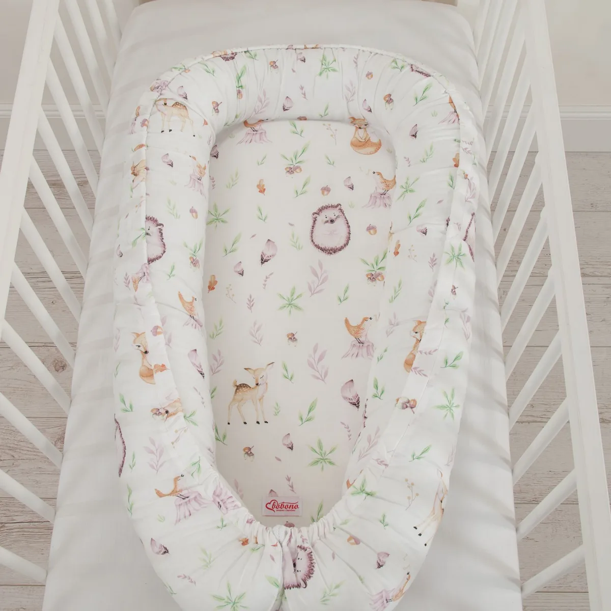 Dvipusis kūdikių kokonas „Premium Cocoon“ naujagimiams „BOBONO“, gyvūnėliai