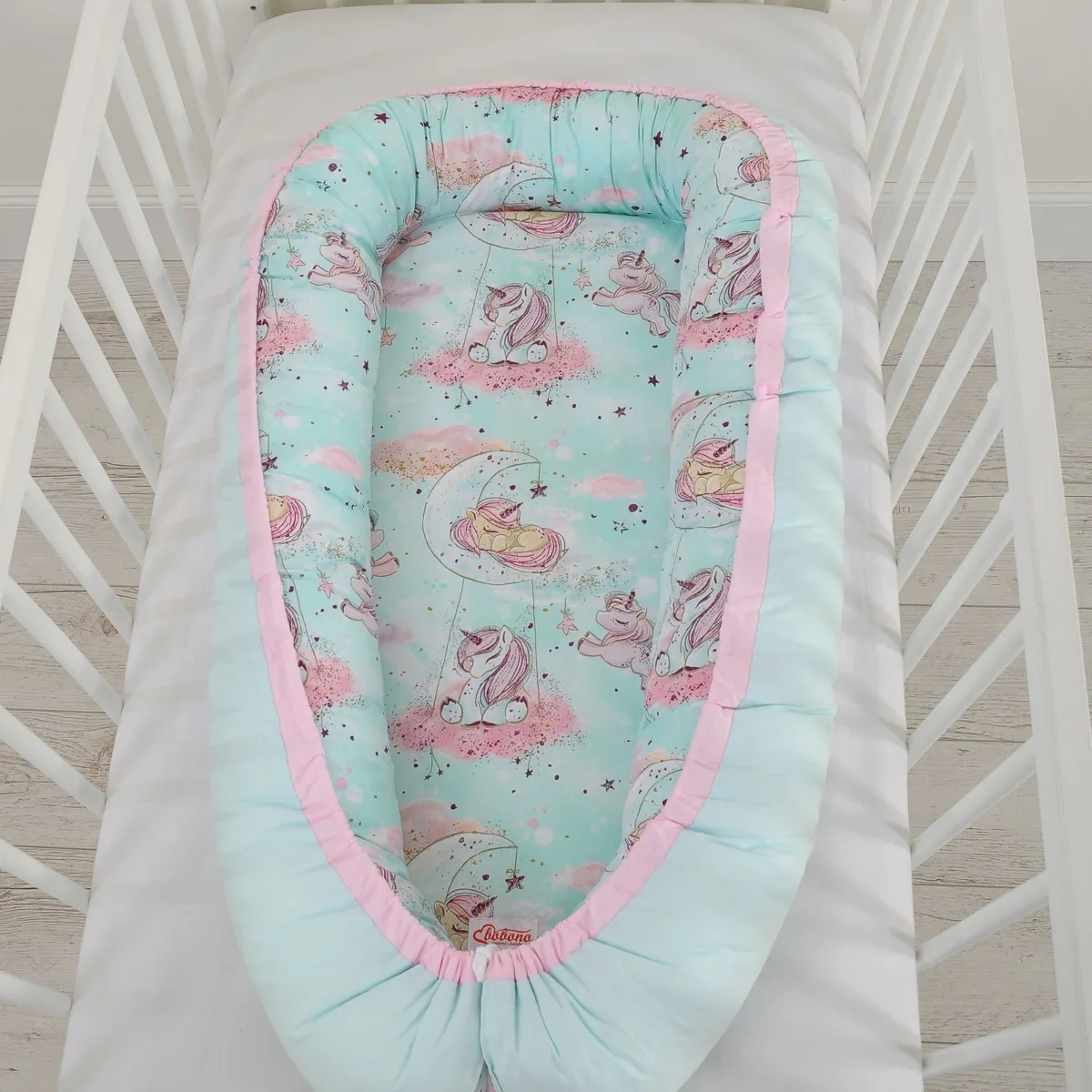 Dvipusis kūdikių kokonas „Premium Cocoon“ naujagimiams „BOBONO“, gyvūnėliai
