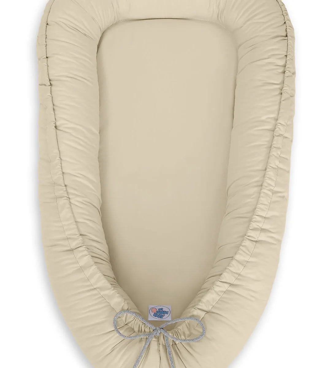 Dvipusis kūdikių kokonas „Premium Cocoon“ naujagimiams „MY SWEET BABY“, spalvos: rožinė, smėlio ir violetinė