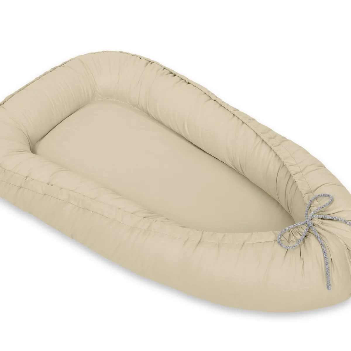 Dvipusis kūdikių kokonas „Premium Cocoon“ naujagimiams „MY SWEET BABY“, spalvos: rožinė, smėlio ir violetinė