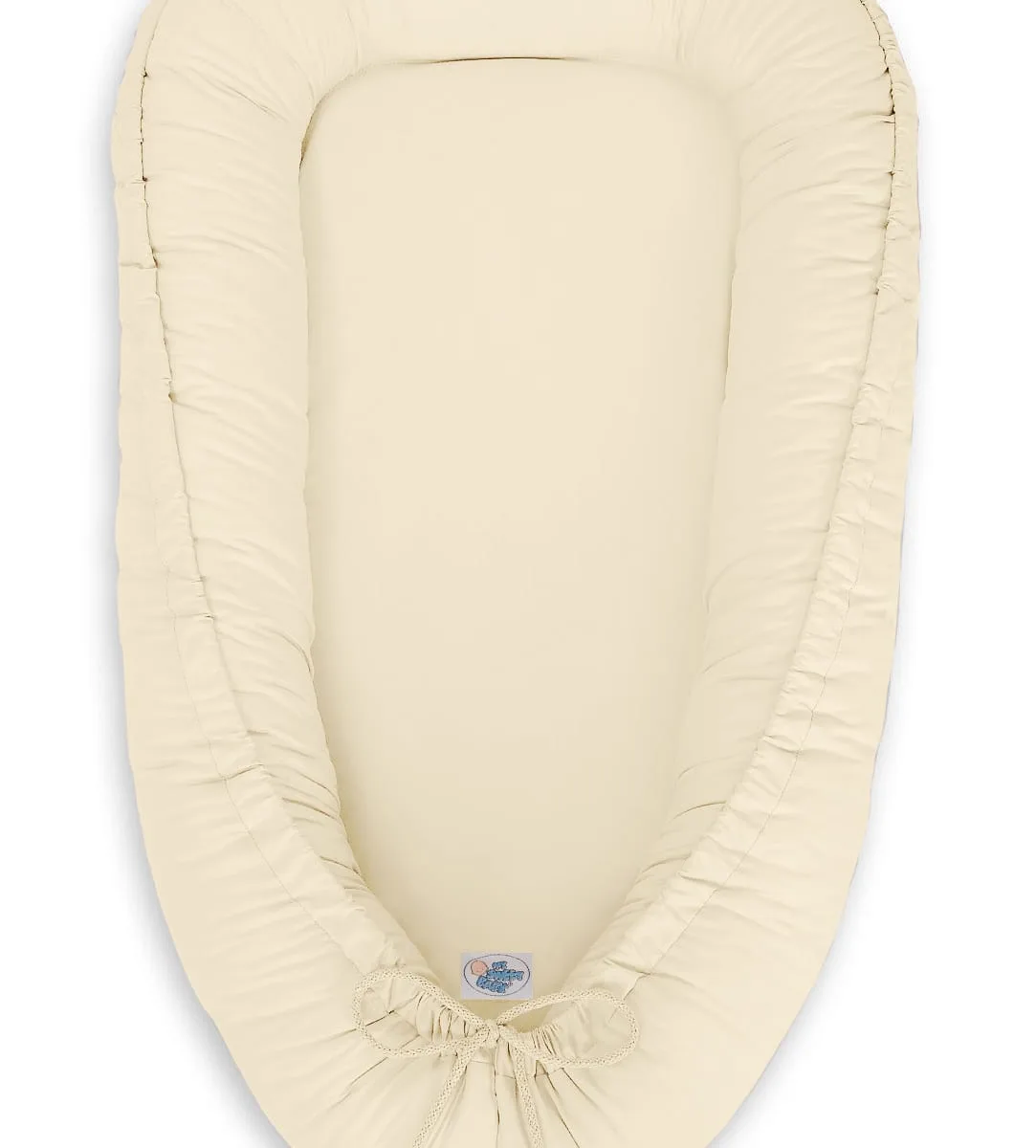 Dvipusis kūdikių kokonas „Premium Cocoon“ naujagimiams „MY SWEET BABY“, spalvos: rožinė, smėlio ir violetinė