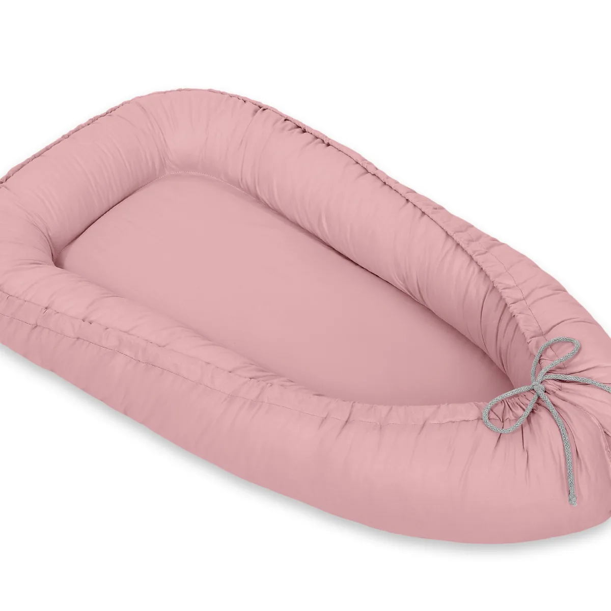 Dvipusis kūdikių kokonas „Premium Cocoon“ naujagimiams „MY SWEET BABY“, spalvos: rožinė, smėlio ir violetinė