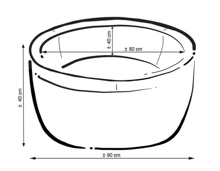 Kamuoliukų baseinas „minky“, aukštis 40 cm, su 200 vnt. kamuoliukų, spalvos: smėlio, violetinė ir žalia