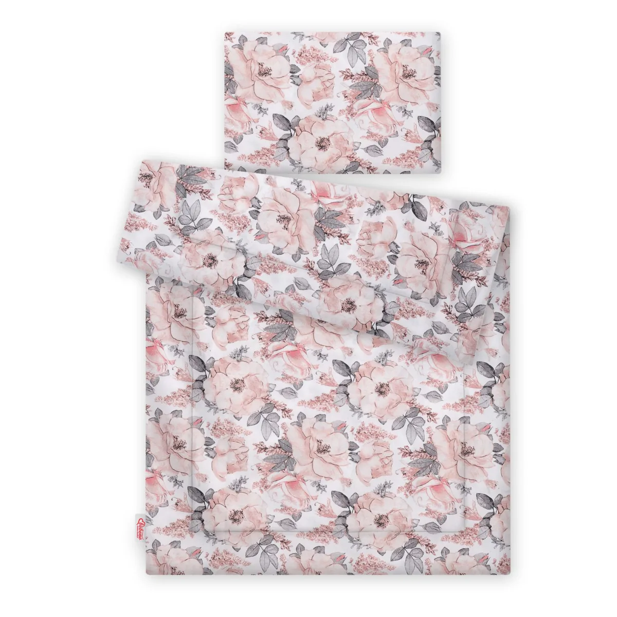 Patalynės komplektas su užpildais, 2 dalys, 135x100 cm, spalvos: mėlyna, oranžinė ir kitos