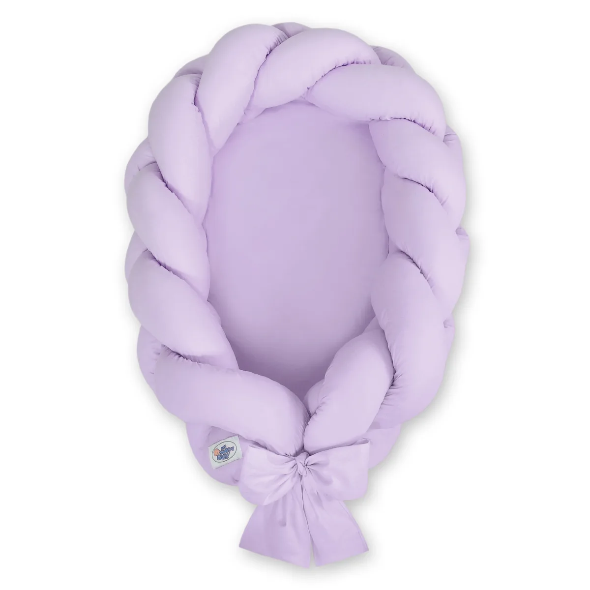 Pintas kūdikių lizdelis 2 in 1, spalvos: rožinė, smėlio ir violetinė