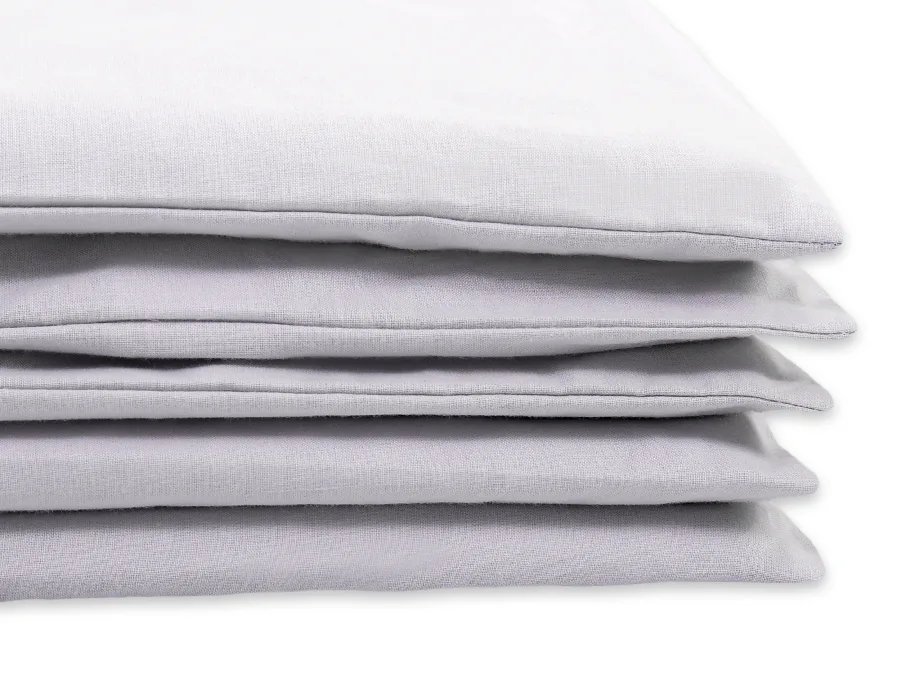 Medvilninės vaikiškos patalynės komplektas, 2 dalys: pagalvės užvalkalas 60x40 cm ir antklodės užvalkalas 135x100 cm, spalvos: balta, geltona ir kitos