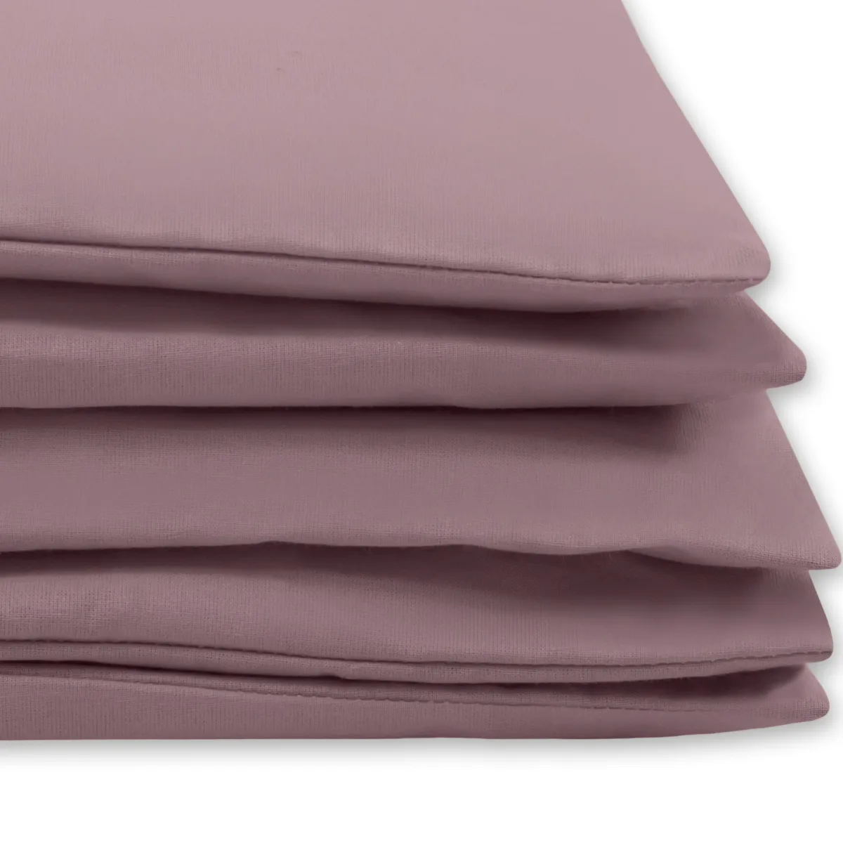 Medvilninės vaikiškos patalynės komplektas, 2 dalys: pagalvės užvalkalas 60x40 cm ir antklodės užvalkalas 135x100 cm, spalva: pastelinė violetinė