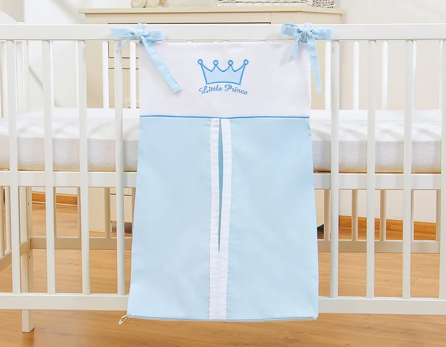Kabinamas krepšys vystyklams, „Little Prince/Princess“, spalva: mėlyna