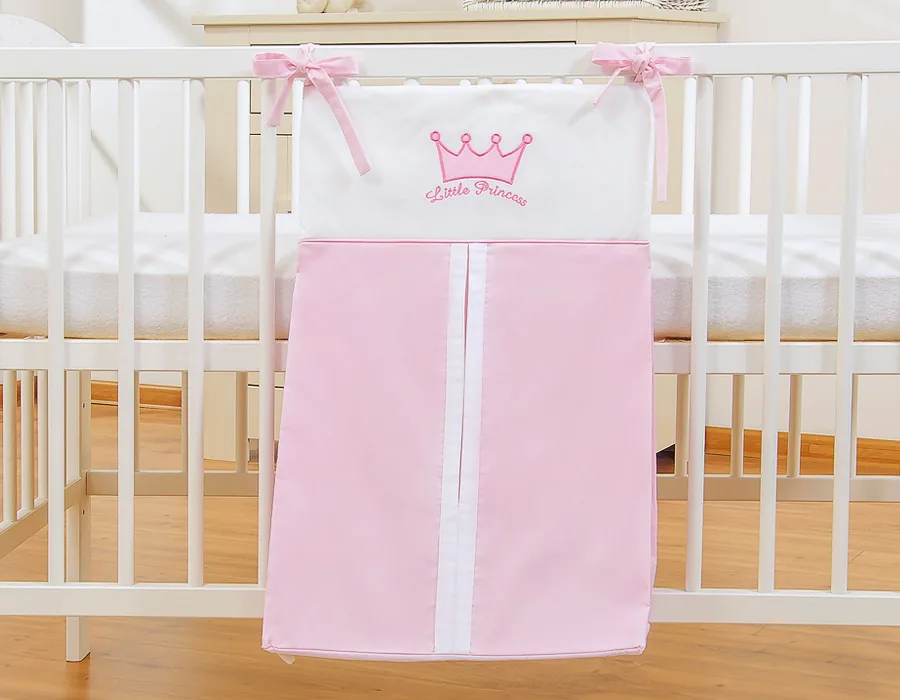 Kabinamas krepšys vystyklams, „Little Prince/Princess“, spalva: rožinė