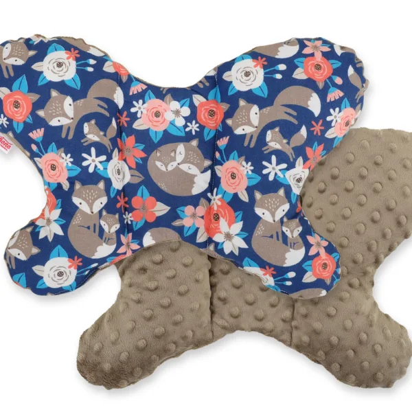 Dvipusė pagalvėlė nuo smūgių „BUTTERFLY“, lapės