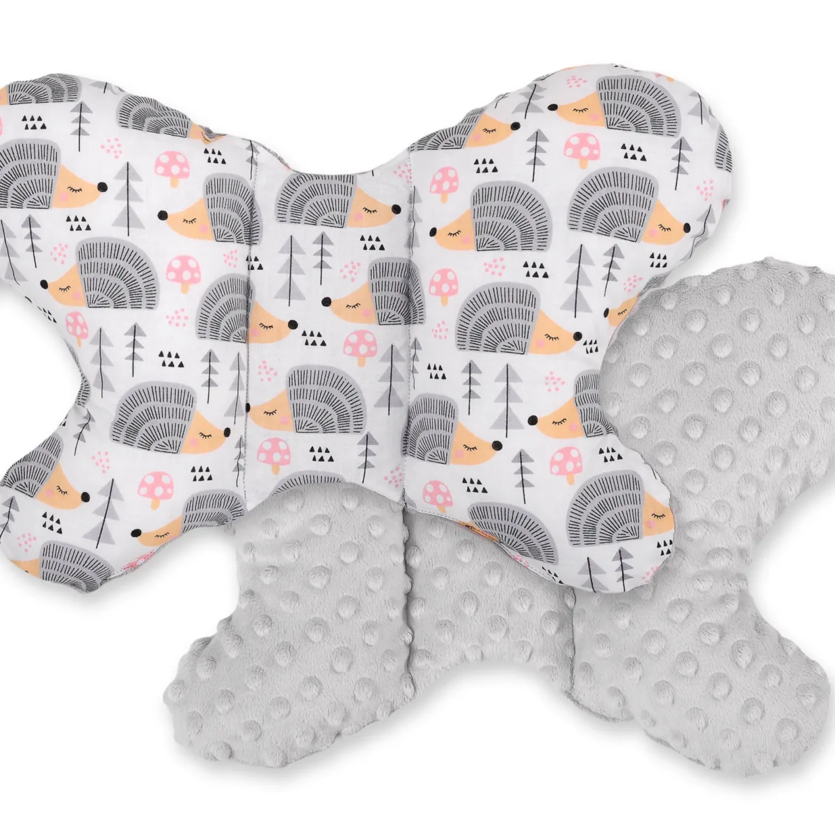 Dvipusė pagalvėlė nuo smūgių „BUTTERFLY“, ežiukai