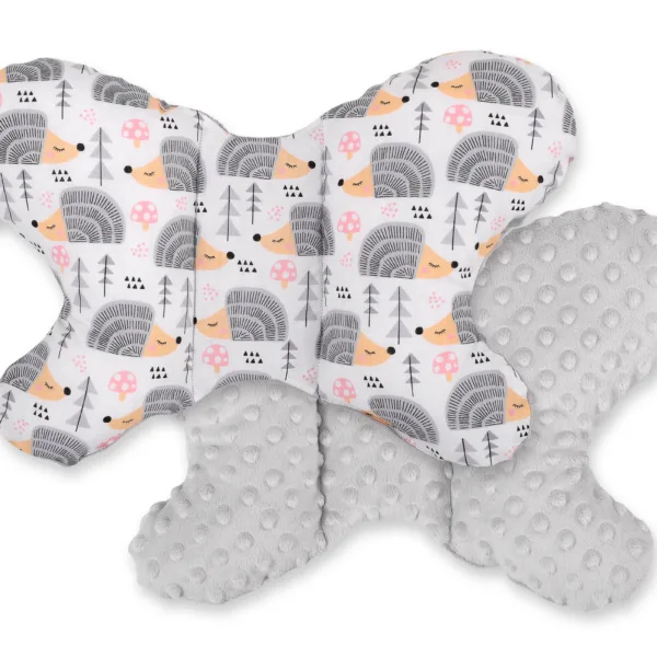 Dvipusė pagalvėlė nuo smūgių „BUTTERFLY“, ežiukai