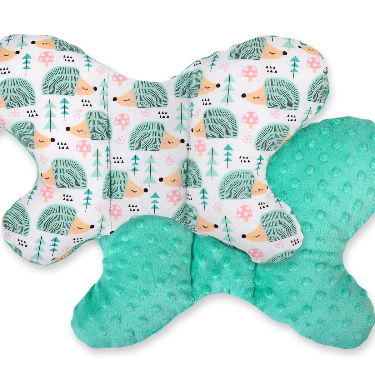 Dvipusė pagalvėlė nuo smūgių „BUTTERFLY“, ežiukai