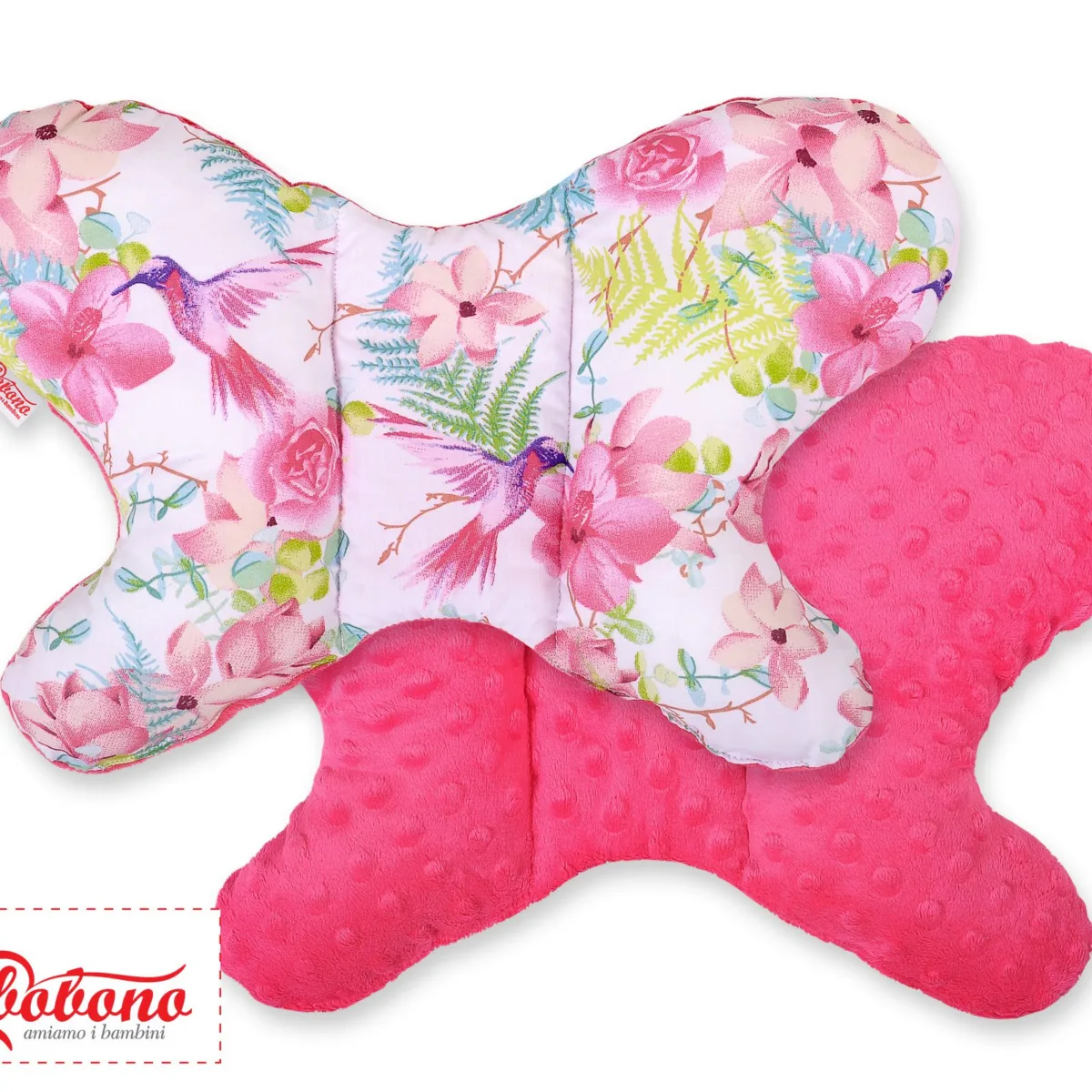 Dvipusė pagalvėlė nuo smūgių „BUTTERFLY“, gėlės