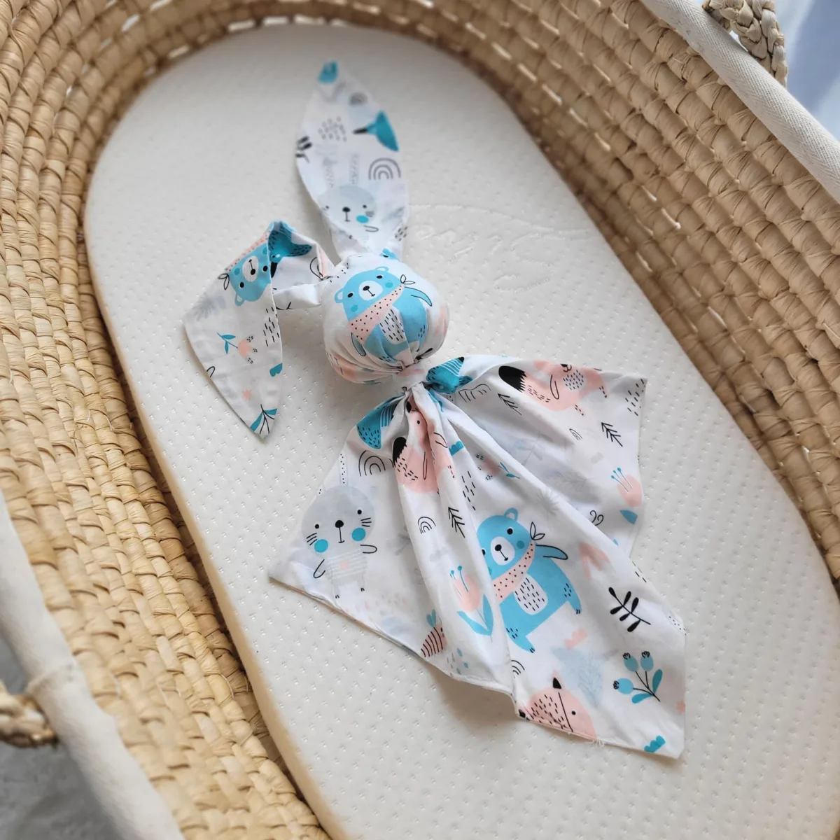 Medvilninis migdukas zuikutis „DOUDOU“, minkštas ir jaukus, meškiukai