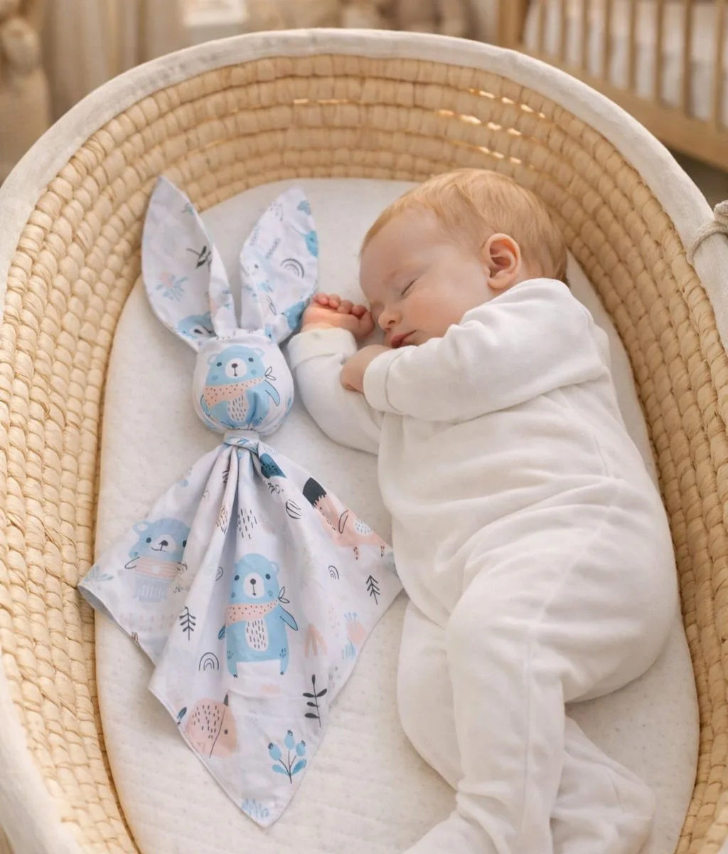 Medvilninis migdukas zuikutis „DOUDOU“, minkštas ir jaukus, meškiukai