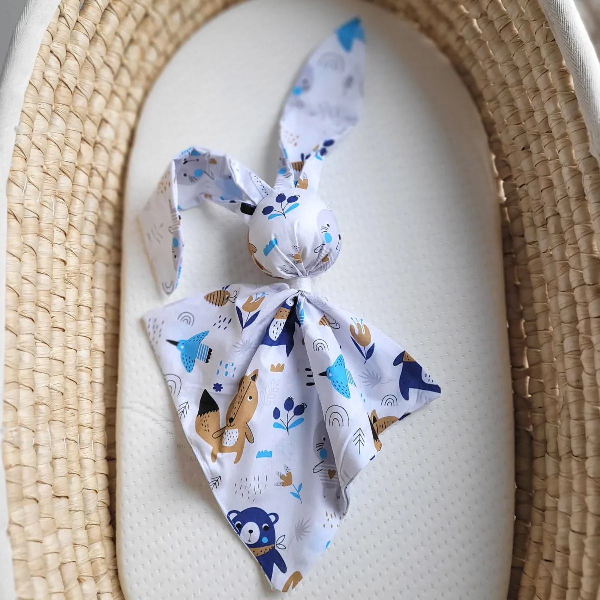 Medvilninis migdukas zuikutis „DOUDOU“, minkštas ir jaukus, meškiukai