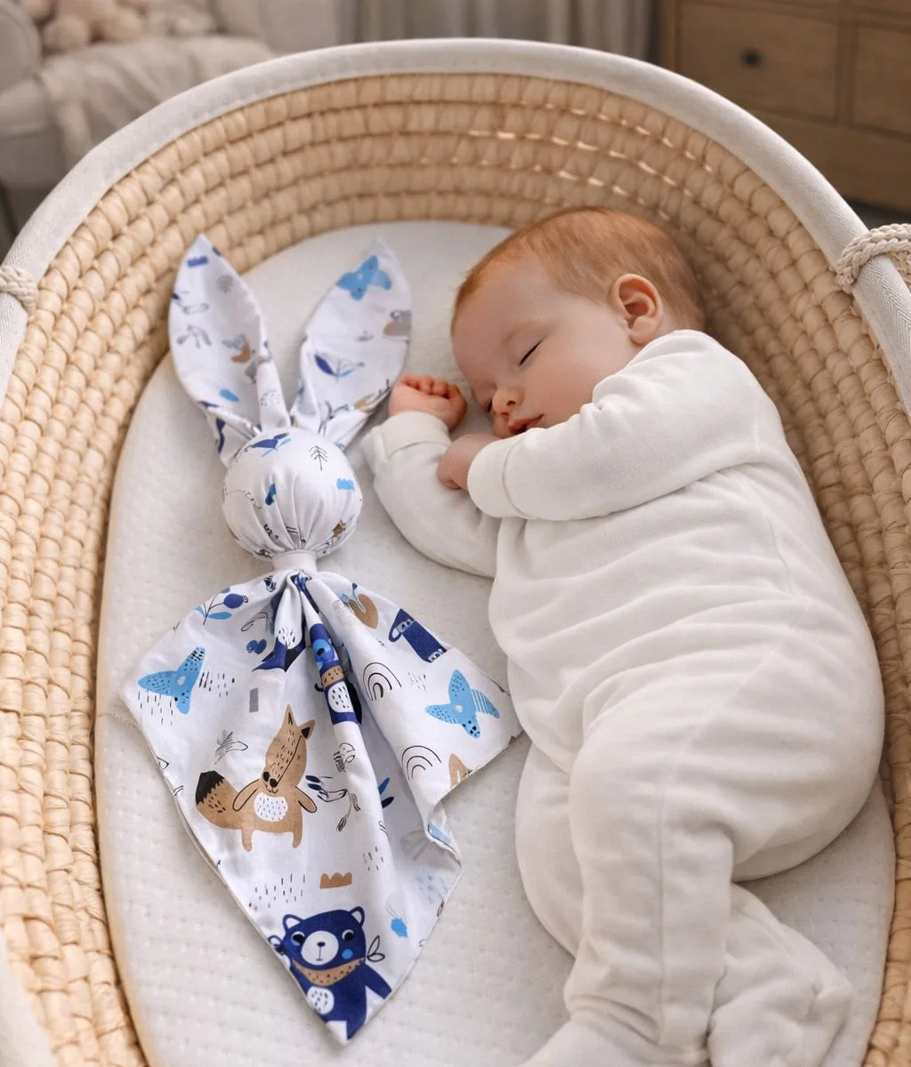 Medvilninis migdukas zuikutis „DOUDOU“, minkštas ir jaukus, meškiukai