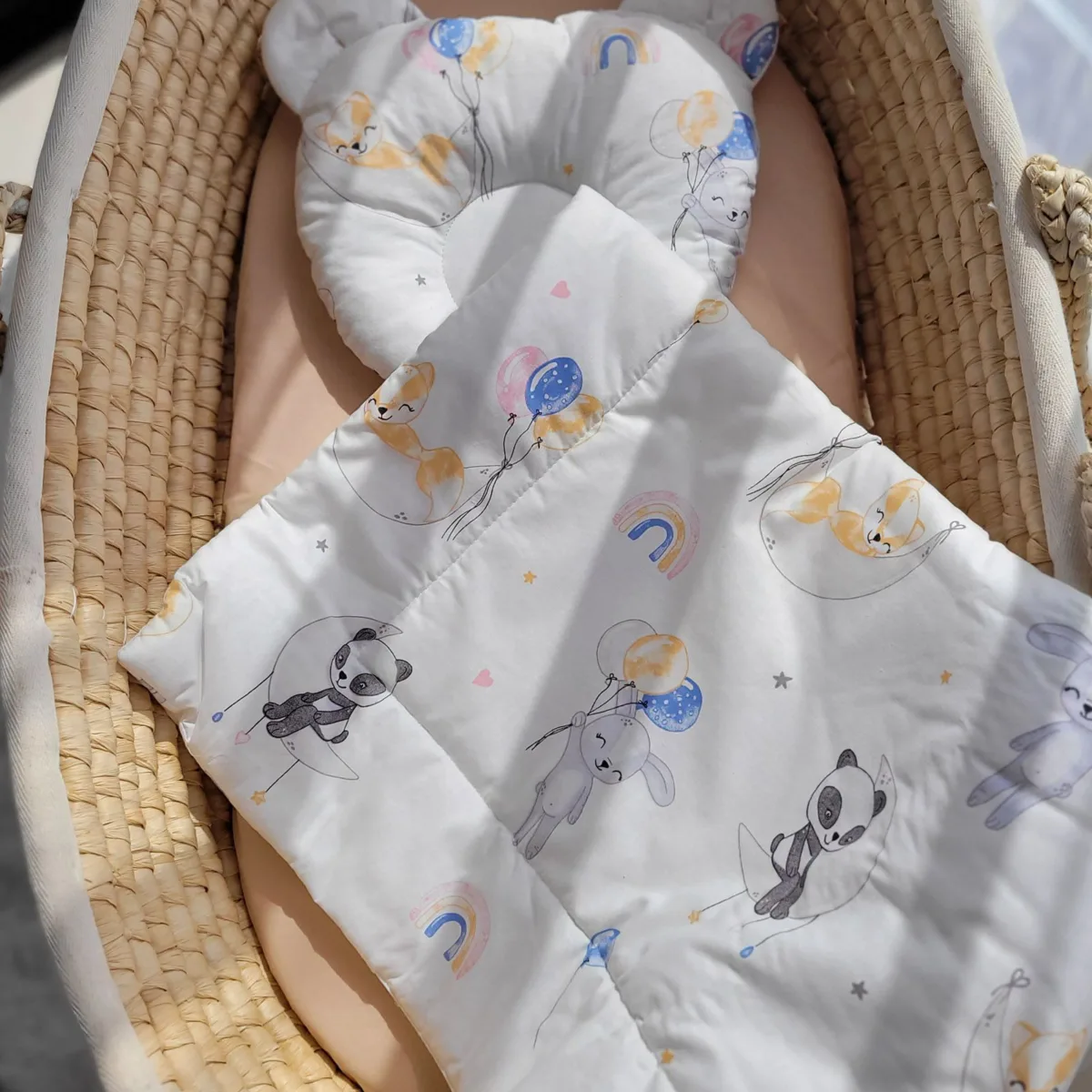 Antklodė su pagalve „Teddy“, 2 vnt. komplektas, įvairių spalvų