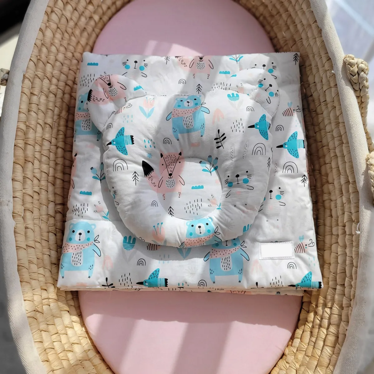 Antklodė su pagalve „Teddy“, 2 vnt. komplektas, meškiukai