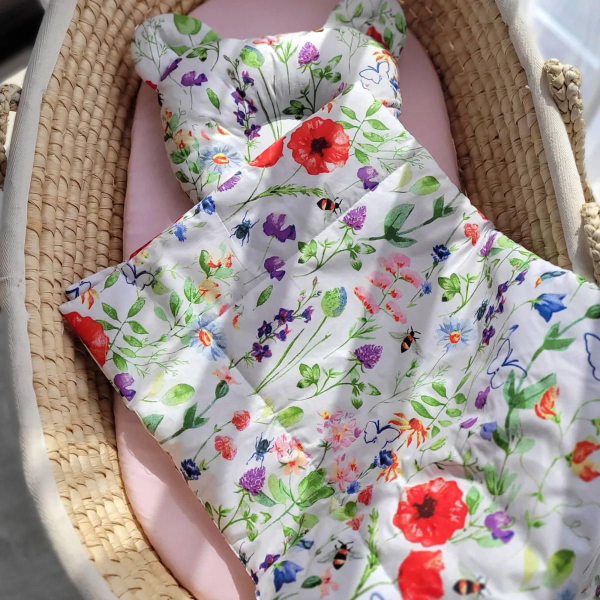 Antklodė su pagalve „Teddy“, 2 vnt. komplektas, įvairių spalvų