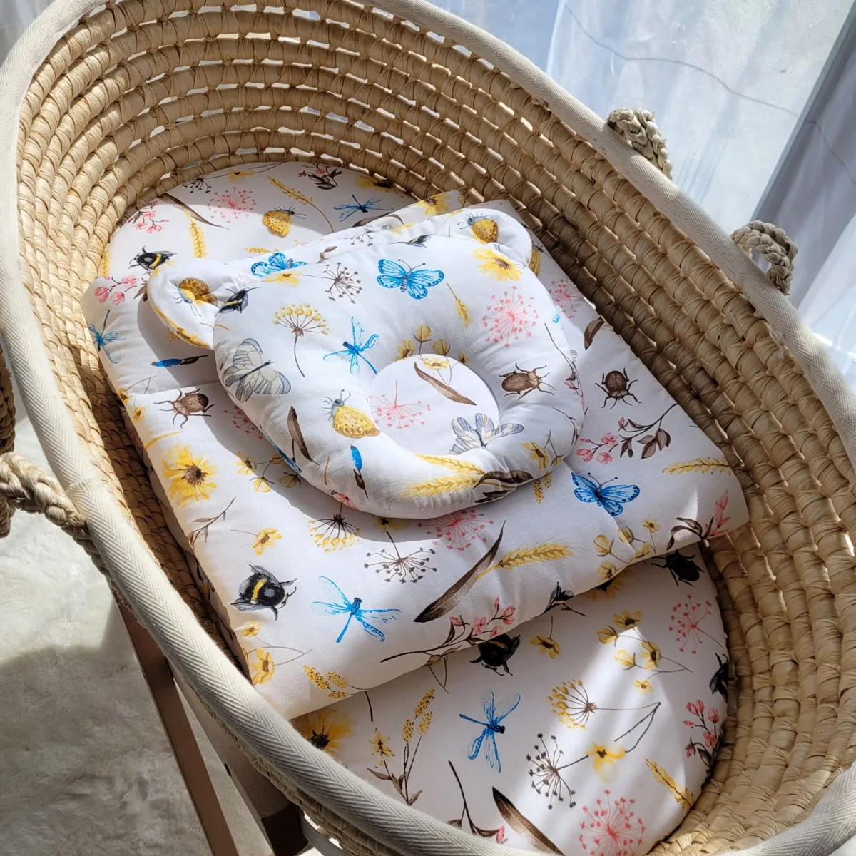 Antklodė su pagalve „Teddy“, 2 vnt. komplektas, spalvos: mėlyna ir kitos