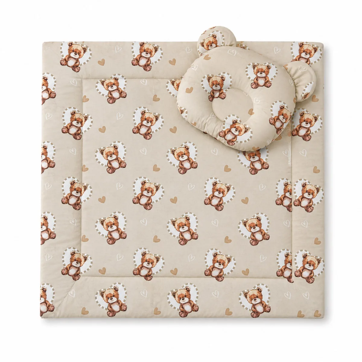 Antklodė su pagalve „Teddy“, 2 vnt. komplektas, meškiukai