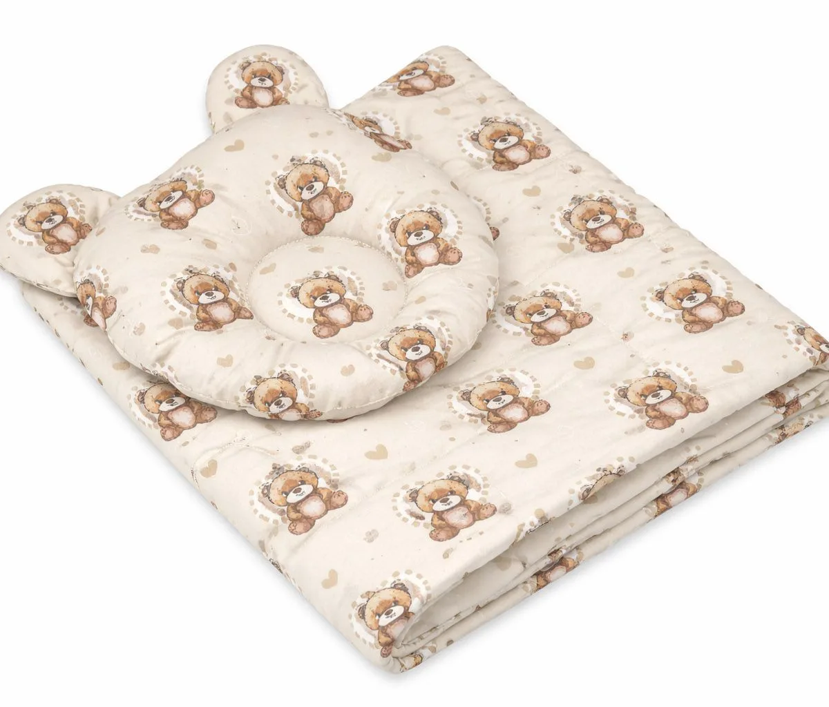 Antklodė su pagalve „Teddy“, 2 vnt. komplektas, meškiukai