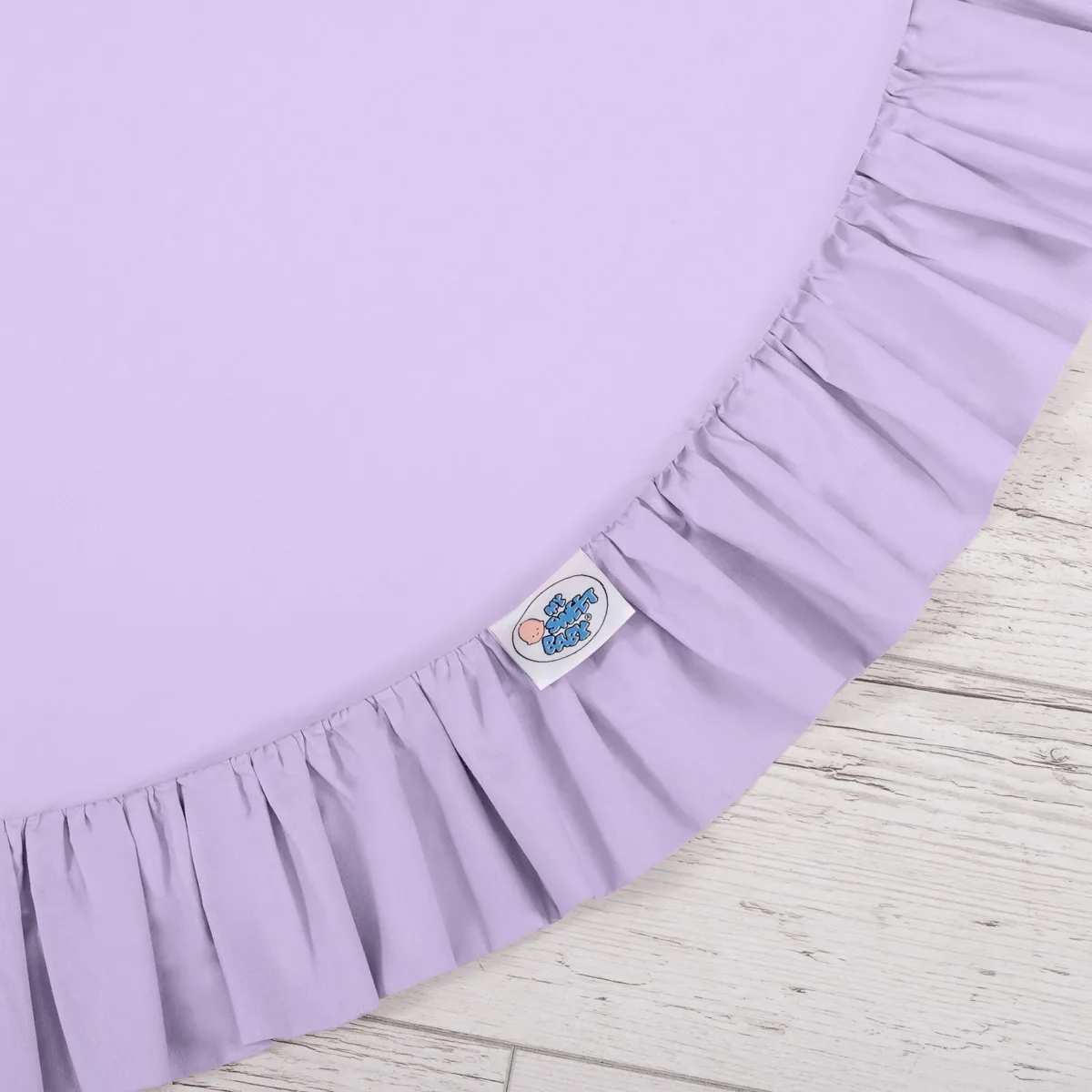 Žaidimų kilimėlis ant grindų, spalvos: rožinė, smėlio ir violetinė