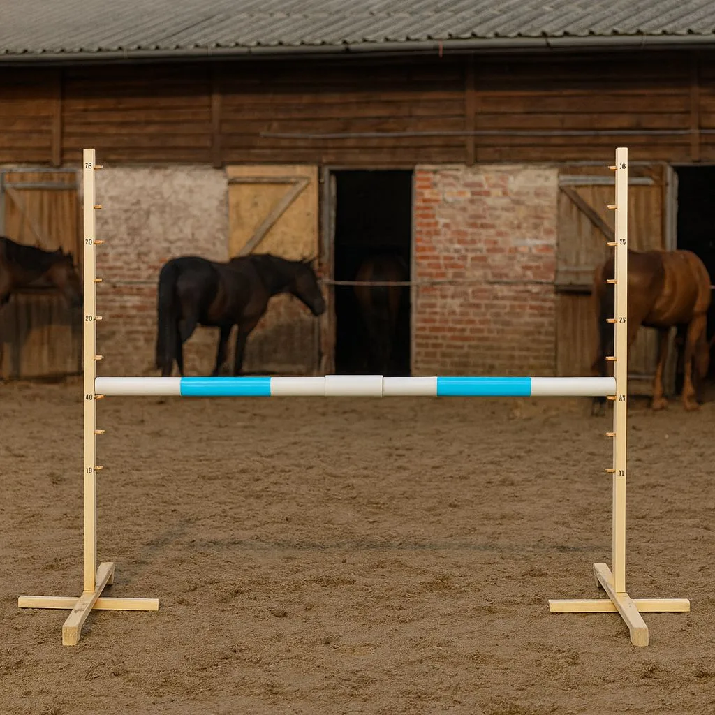 Kartelė šuoliams „Hobby Horse“ žirgui, šviesiai mėlyna, 160 cm