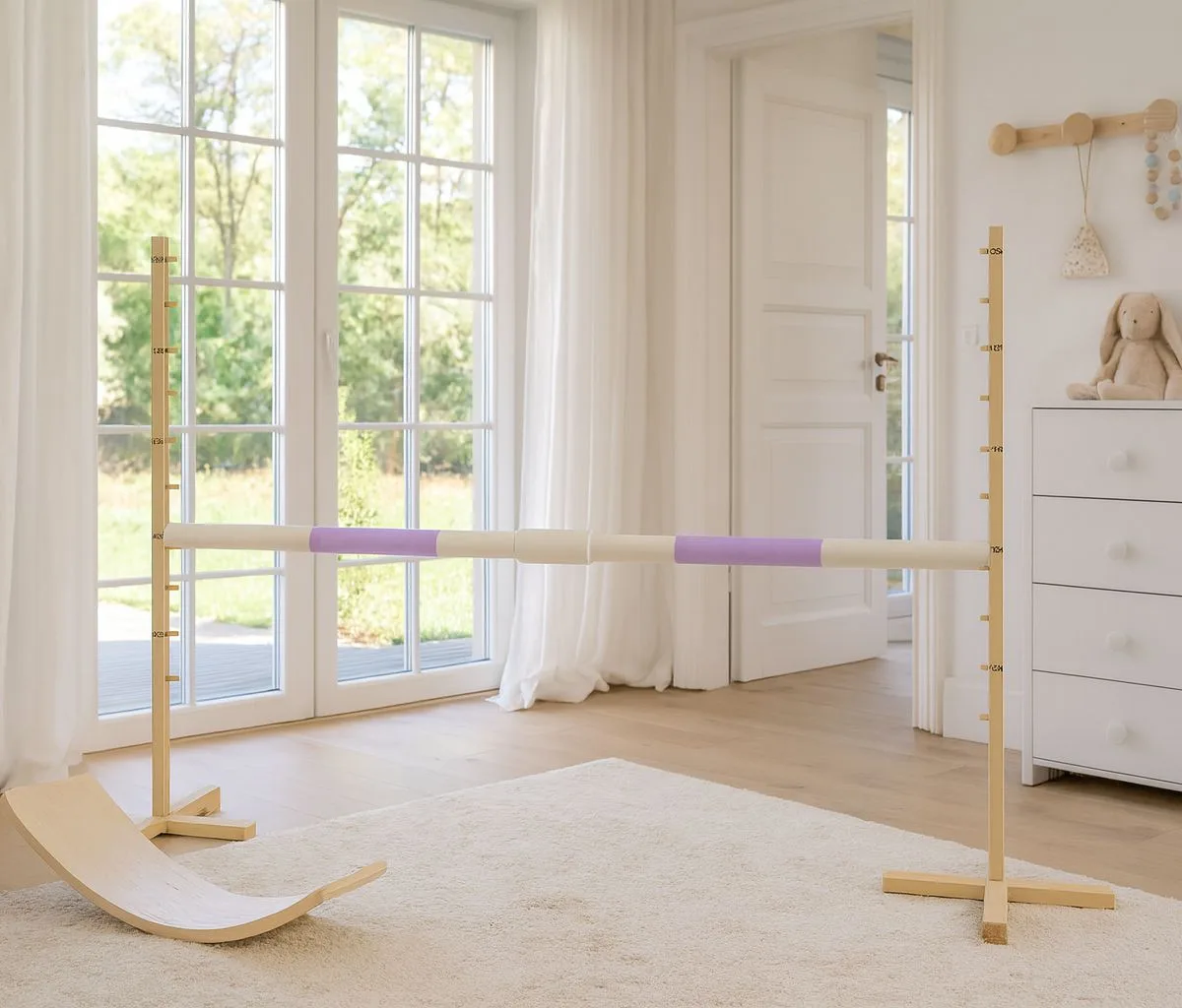 Kartelė šuoliams „Hobby Horse“ žirgui, šviesiai violetinė, 160 cm