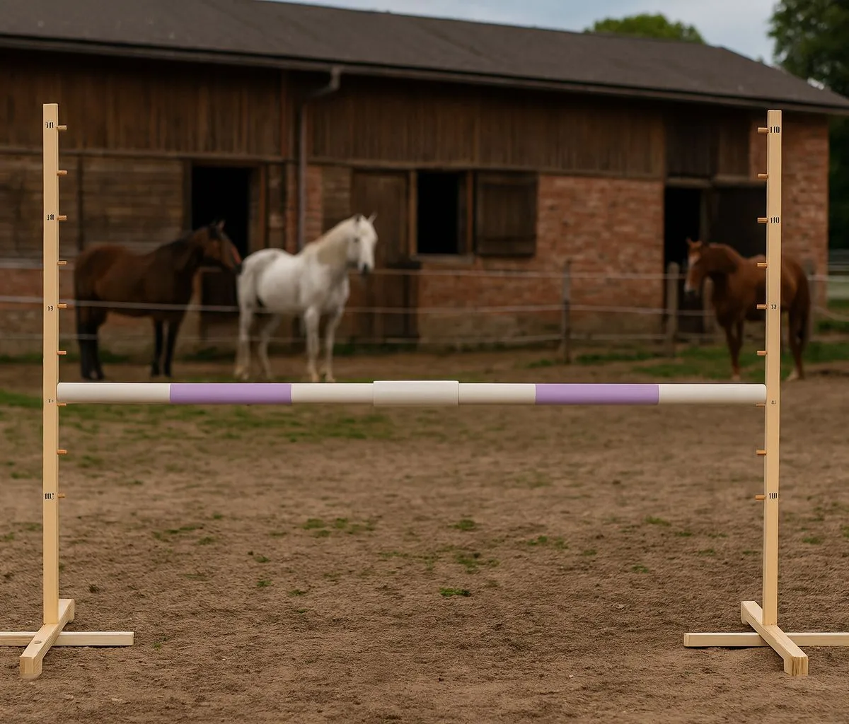 Kartelė šuoliams „Hobby Horse“ žirgui, šviesiai violetinė, 160 cm