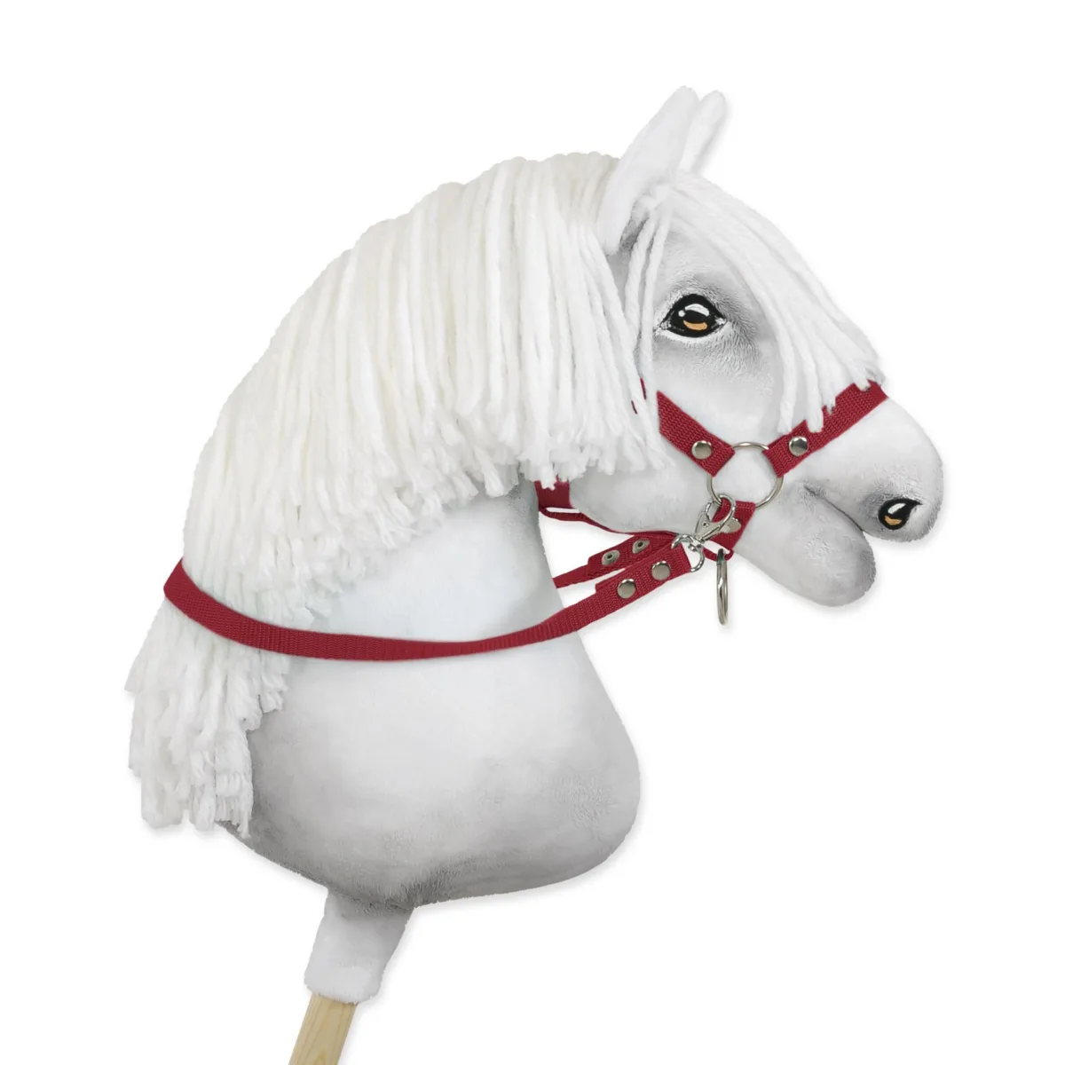 Vadelės „Hobby Horse“ žirgo apynasriui, spalvos: oranžinė, raudona ir rožinė