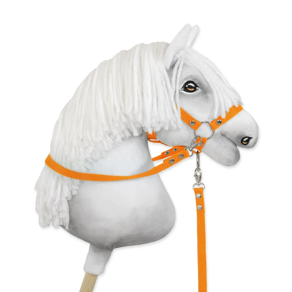 Vadelės „Hobby Horse“ žirgo apynasriui, spalvos: oranžinė, raudona ir rožinė