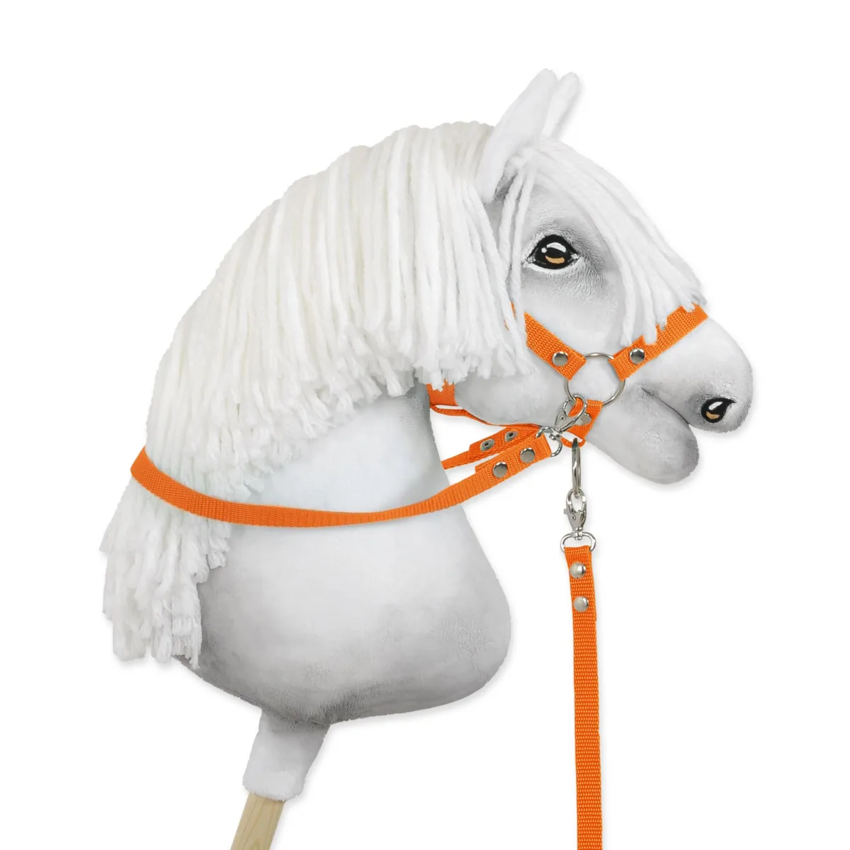 Vadelės „Hobby Horse“ žirgo apynasriui, spalvos: oranžinė, raudona ir rožinė