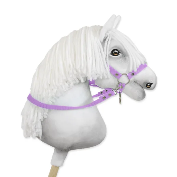Vadelės „Hobby Horse“ žirgo apynasriui, spalvos: violetinė ir žalia