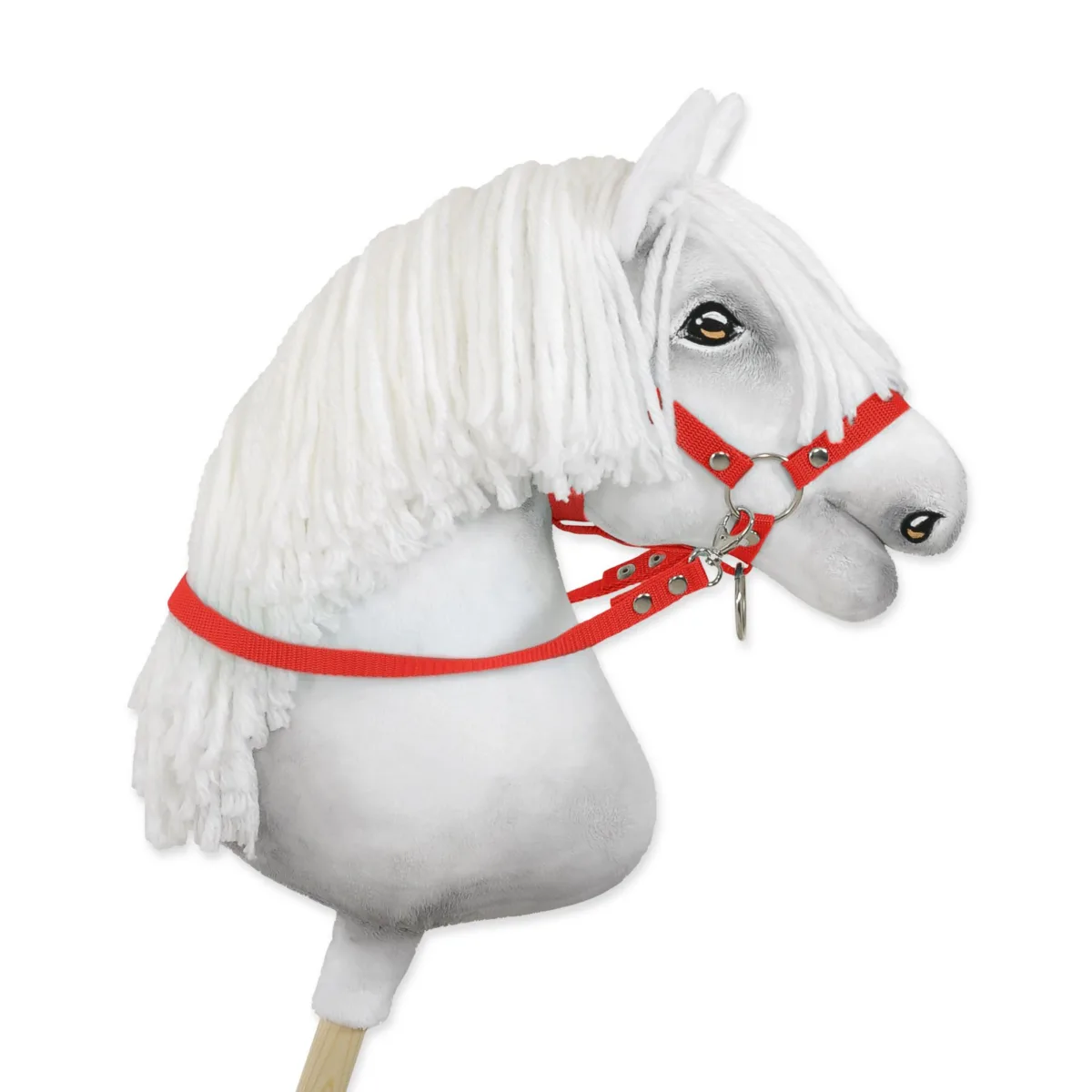 Vadelės „Hobby Horse“ žirgo apynasriui, spalvos: oranžinė, raudona ir rožinė