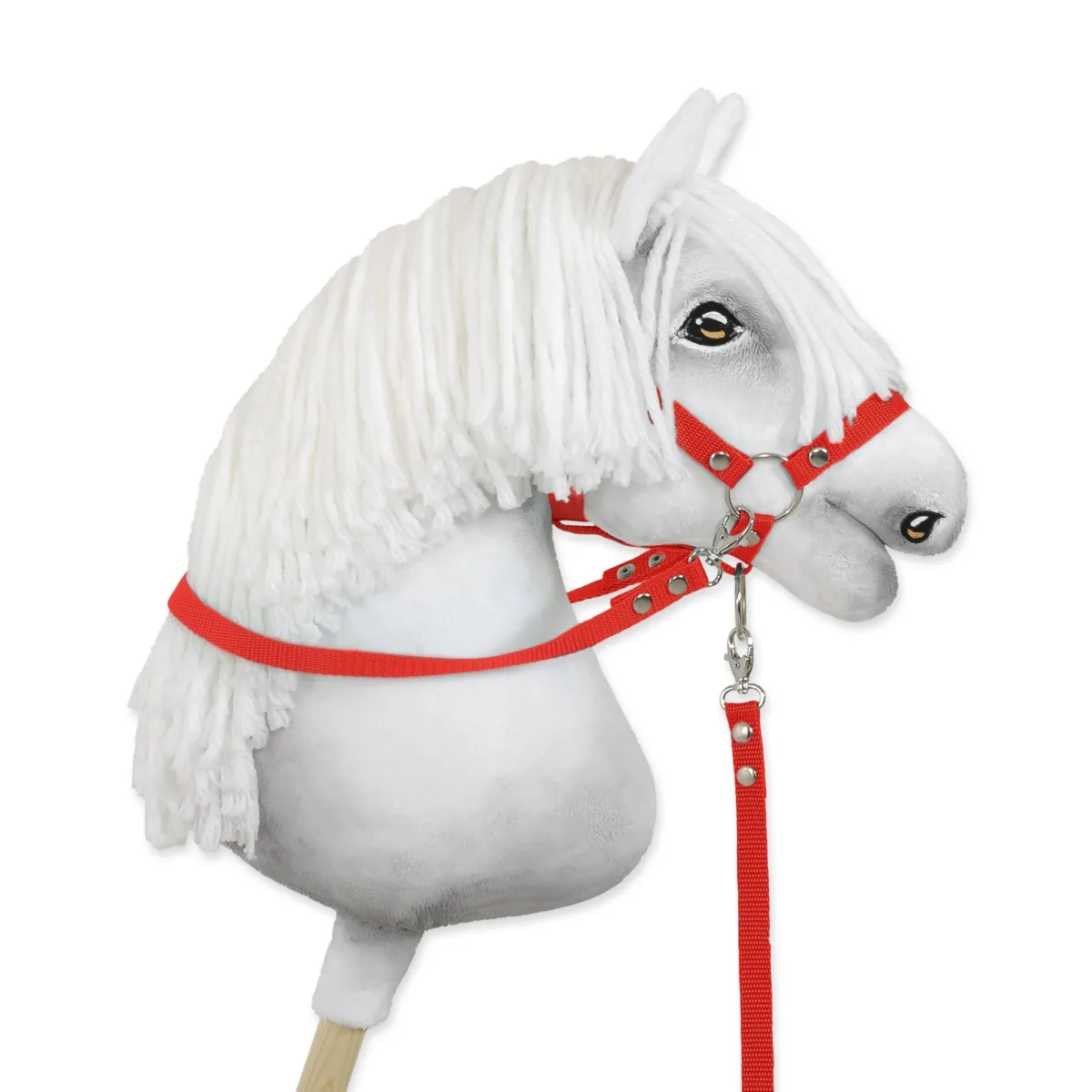 Vadelės „Hobby Horse“ žirgo apynasriui, spalvos: oranžinė, raudona ir rožinė