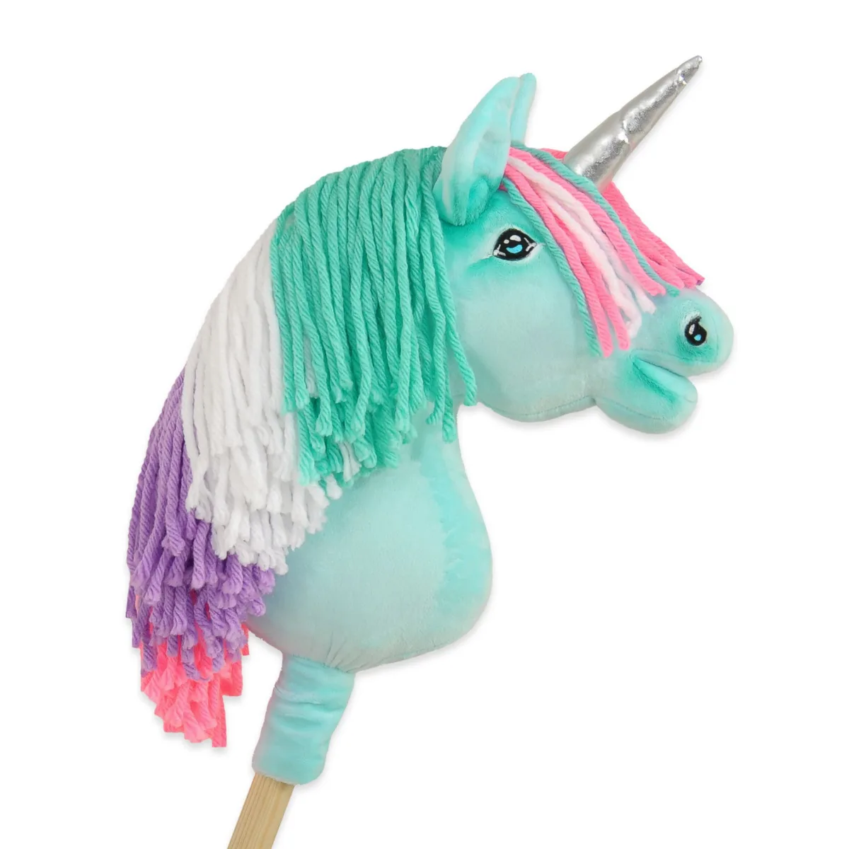 Vienaragis ant lazdos „Hobby Horse“, spalva: žalia