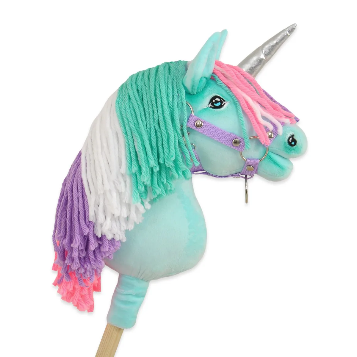 Vienaragis ant lazdos „Hobby Horse“, spalva: žalia