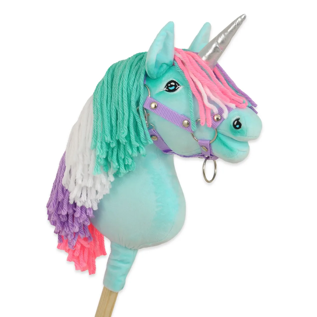Vienaragis ant lazdos „Hobby Horse“, spalva: žalia
