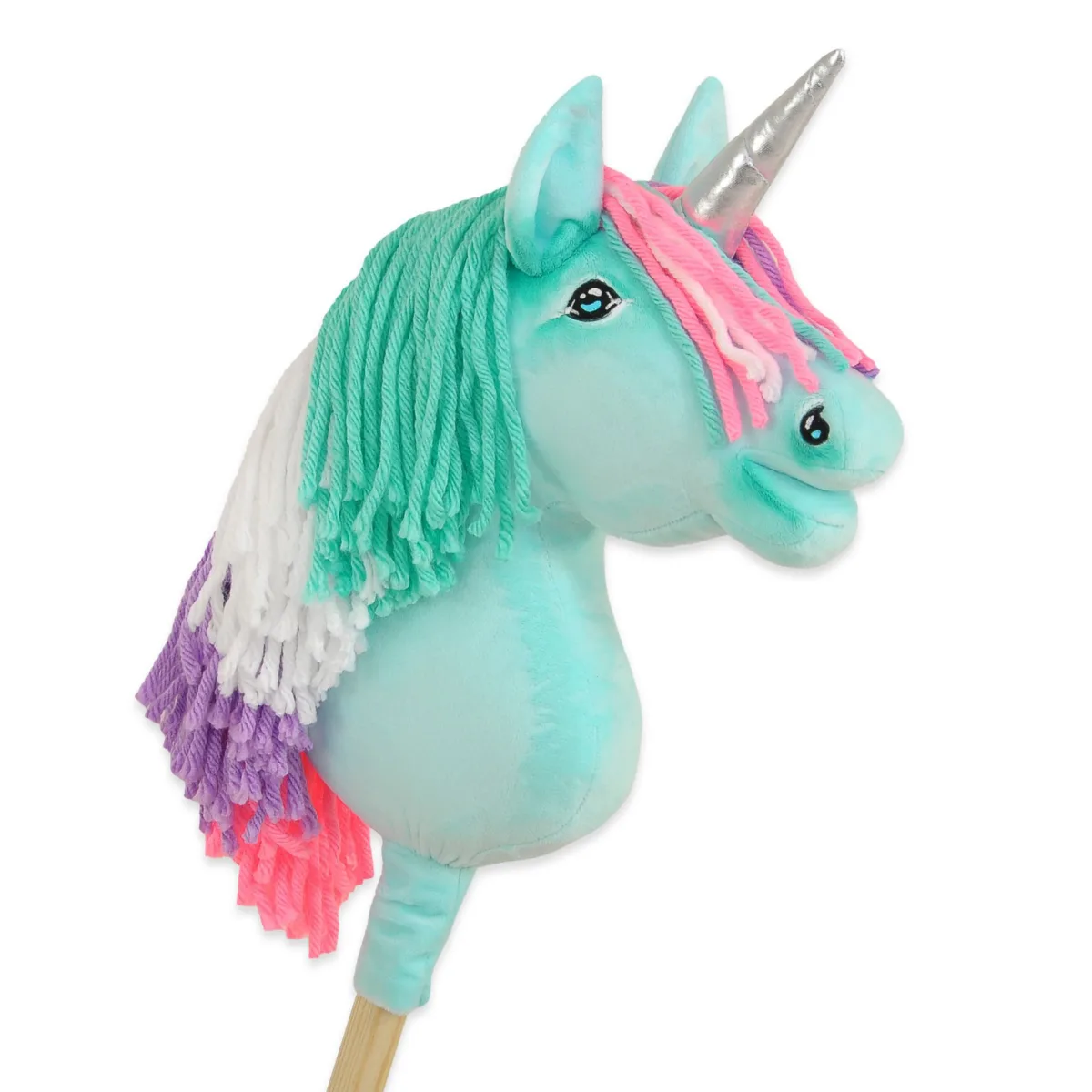 Vienaragis ant lazdos „Hobby Horse“, spalva: žalia