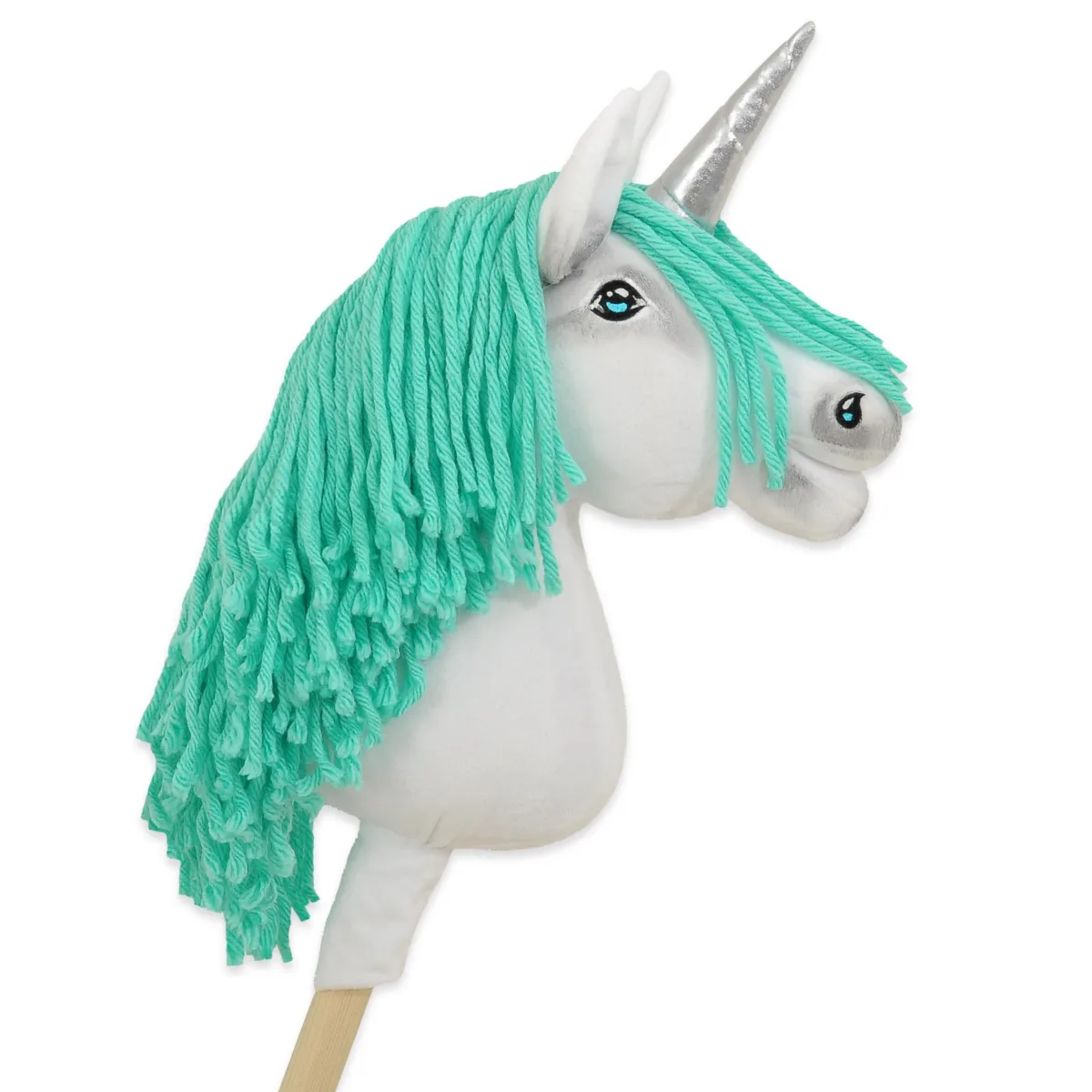 Vienaragis ant lazdos „Hobby Horse“, spalva: žalia