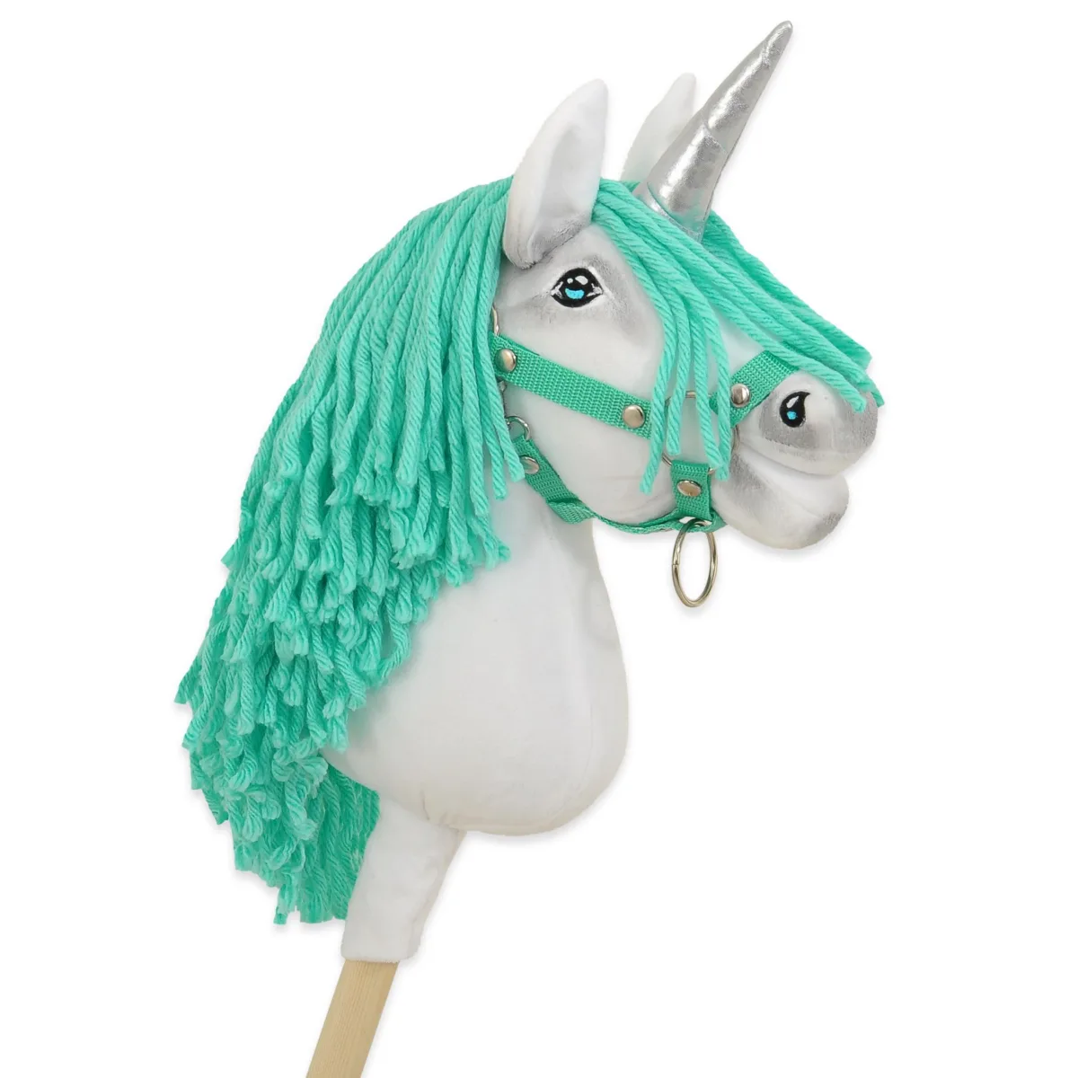 Vienaragis ant lazdos „Hobby Horse“, spalva: žalia