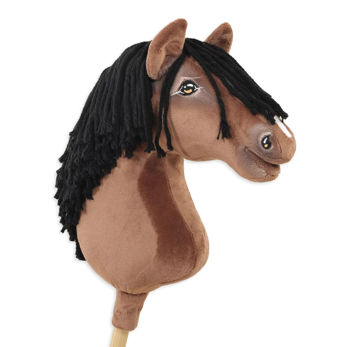Žirgas ant lazdos „Super Hobby Horse Premium“, bėras žirgas A3