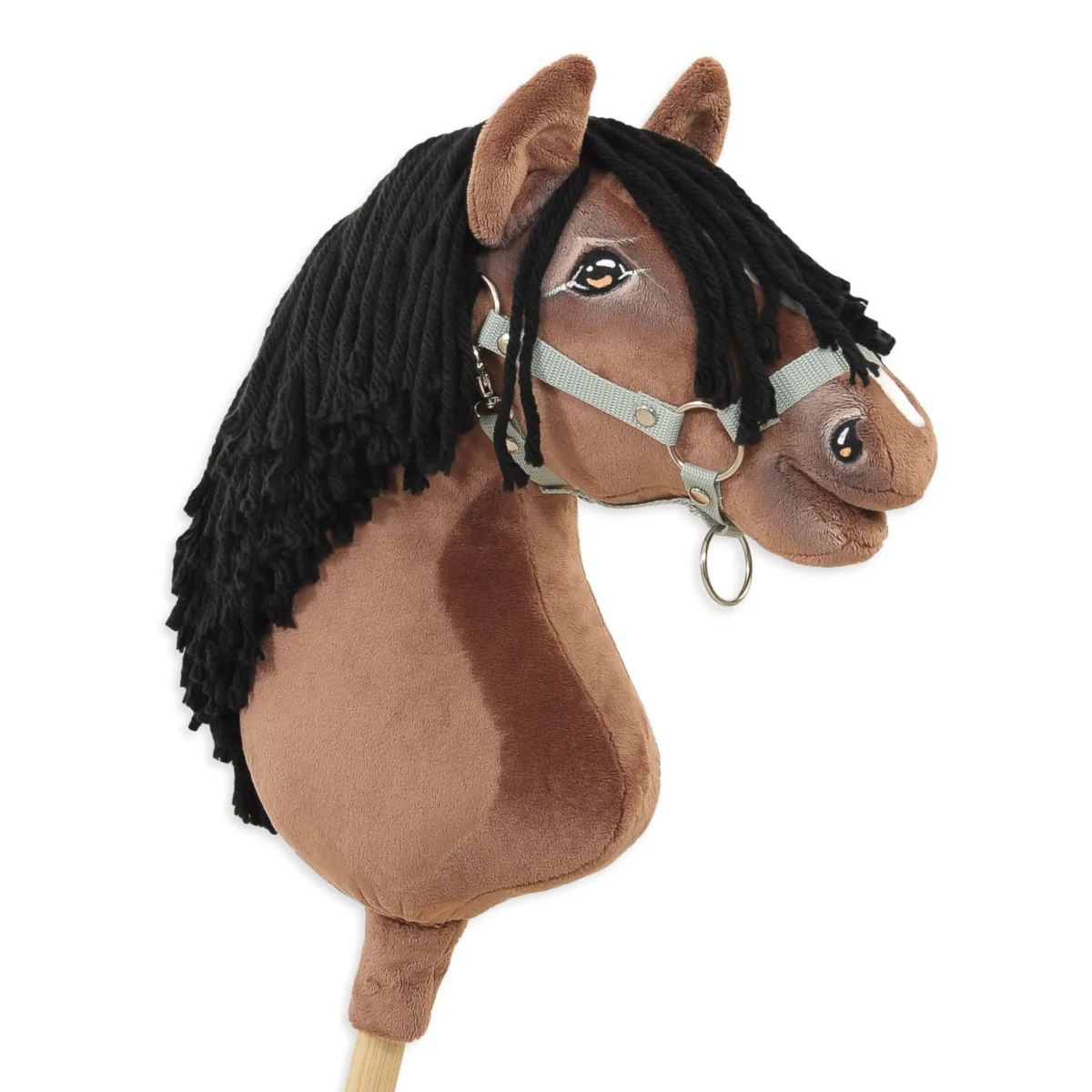 Žirgas ant lazdos „Super Hobby Horse Premium“, bėras žirgas A3