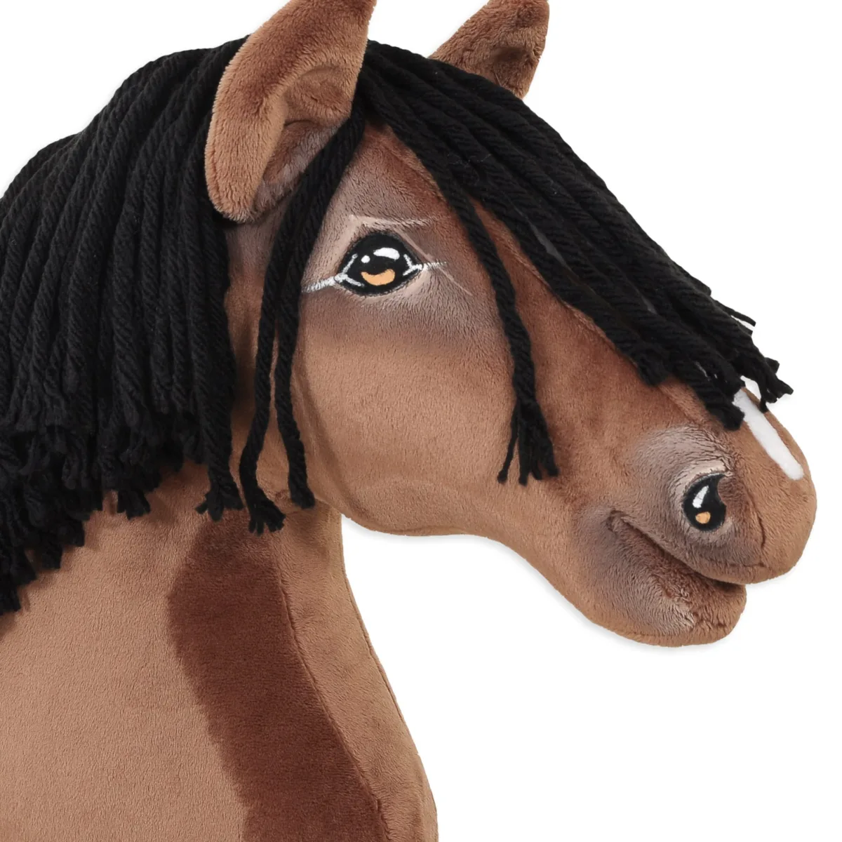 Žirgas ant lazdos „Super Hobby Horse Premium“, bėras žirgas A3