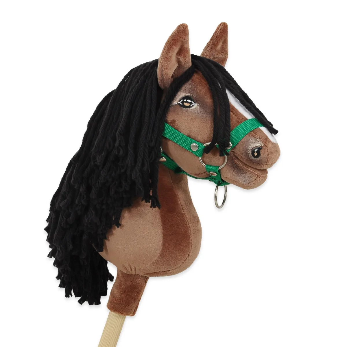 Žirgas ant lazdos „Super Hobby Horse Premium“, bėras žirgas A4