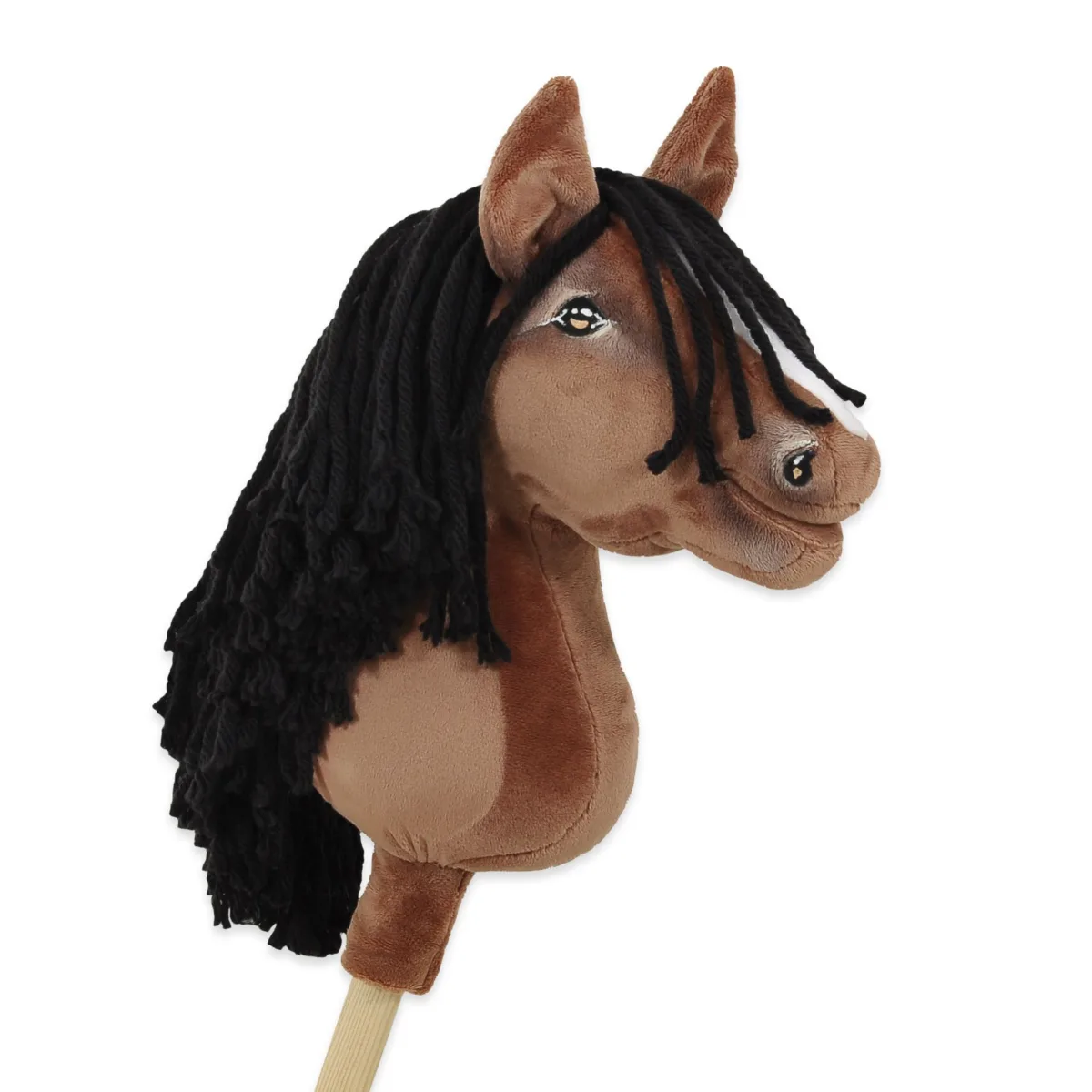 Žirgas ant lazdos „Super Hobby Horse Premium“, bėras žirgas A4